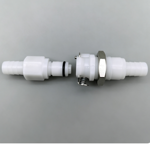 Valve en plastique série 3/8'' Type CPC Connecteur universel Raccord rapide pour tuyau d'irrigation goutte à goutte Fabriqué en Chine - Product Image 1