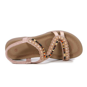 Sandalias de Verano para Mujer, con Parte Superior de Felpa Suave, Colores Mixtos, Cálidas para Exteriores, con Hebilla - Venta al Por Mayor - Product Image 5