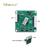 Écran LCD TFT IPS rond Wisecoco de 2,1 pouces, résolution 480xRGBx480, interface MIPI, large plage de température, pour affichage refroidi par eau