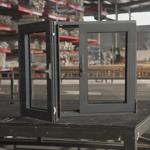 Progetto Villa Personalizzato con Finestre e Porte Isolate, Finestre <span class=keywords><strong>a</strong></span> Battente in Alluminio con Doppi Vetri Insonorizzati - Product Image 1