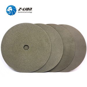 <span class=keywords><strong>Disque</strong></span> de ponçage diamant 7 "<span class=keywords><strong>disque</strong></span> Flexible de tampon de meulage électrolytique <span class=keywords><strong>pour</strong></span> ponçage et polissage de ciment de <span class=keywords><strong>béton</strong></span> d'alliage d'hélice - Product Image 2