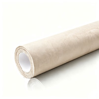 Tissu en microfibre suédée auto-adhésif, couleur personnalisée, pour l'ameublement intérieur de voiture, revêtement en suédée pour console centrale, volant