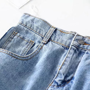 Primavera ed estate nuovi Jeans da <span class=keywords><strong>donna</strong></span> larghi vita alta <span class=keywords><strong>Boyfriend</strong></span> Hole Jeans <span class=keywords><strong>pantaloni</strong></span> Harem <span class=keywords><strong>donna</strong></span> - Product Image 2