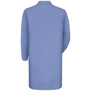 Venta al por mayor personalizado de manga larga unisex azul médico enfermera Hospital uniforme médico bata de laboratorio blanca - Product Image 6