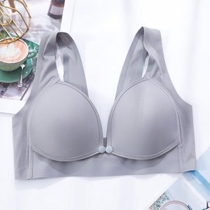 1060 #   Bộ áo ngực bà bầu liền mạch, kiểu dáng hàng ngày, size lớn, mở trước, chất liệu dệt kim thoáng khí, họa tiết trơn dành cho bà mẹ tương lai - Product Image 3