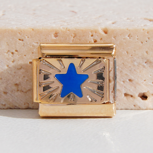 Set Braccialetto a Maglie Componibili Italiane all'Ingrosso con Gemme Assortite Fai da Te in Acciaio Inossidabile Dorato - Product Image 5