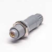 Connecteur étanche à 2 broches en plastique à pousser-tirer Série 1P Prise droite PAG