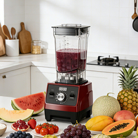 RANBEM Professionele 2200W 1.8L BPA-vrije blender met variabele snelheid, digitale timer, voor huishoudelijk gebruik in de keuken