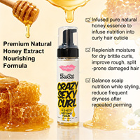 Mousse Coiffante au Miel Anti-Frisottis Hydratante Fixante pour Cheveux Afro Bouclés – Marque Privée OEM ODM