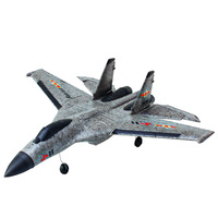 Avion de chasse RC classique J-11 SU-35 2.4G EPP en mousse, modèle de planeur, 3 canaux, portée de 200 m, piles incluses - prêt à l'emploi, radiocommande