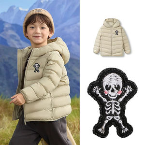 Personalizzazione all'ingrosso di Halloween <span class=keywords><strong>gatto</strong></span> fantasma casa stregata con paillettes <span class=keywords><strong>ricamo</strong></span> toppe stiratura fai da te cappelli di Jeans piumini - Product Image 5