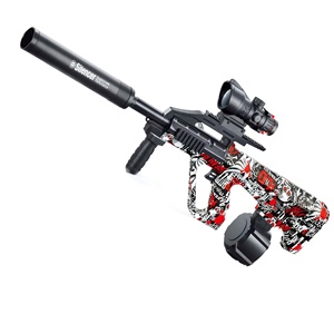 KK Nuevo AUG 80CM Pistola <span class=keywords><strong>de</strong></span> Bolas <span class=keywords><strong>de</strong></span> <span class=keywords><strong>Gel</strong></span> Eléctrica para Niños, Modo Automático y Manual, Pistola <span class=keywords><strong>de</strong></span> Salpicaduras, Juguete <span class=keywords><strong>de</strong></span> Tiro al Aire Libre - Product Image 3
