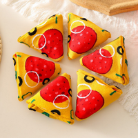 Chaussettes fantaisie en gros, chaussettes personnalisées créatives en forme de boîte à pizza, chaussettes amusantes et respirantes, cadeaux pour un usage quotidien