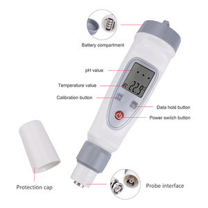 <span class=keywords><strong>PH</strong></span>-20W <span class=keywords><strong>testeur</strong></span> de qualité de l'eau numérique Portable précision 0.1 stylo <span class=keywords><strong>PH</strong></span> mètre qualité de l'eau <span class=keywords><strong>testeur</strong></span> d'électrode de connexion externe - Product Image 4