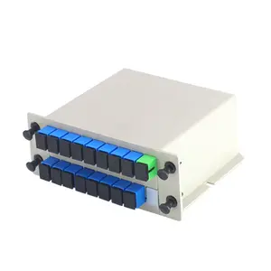 元义FTTH SC/APC盒式磁带1x8 1x16光纤分路器电信级