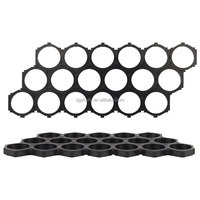 Support de batterie alvéolé 3x6 18650 en ABS PC pour montage DIY de cellules lithium, entretoise de batterie, accessoires de support de batterie