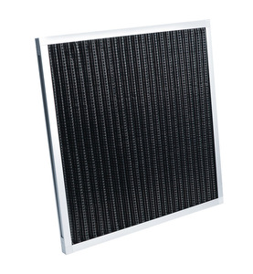 Filtre à air plissé de remplacement pour climatiseur, en fibre synthétique, avec cadre en carton, faible résistance, maille métallique, porosité 5 µm, haute performance - Product Image 2