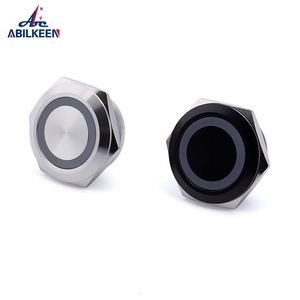 Công tắc nút kim loại tạm thời chống nước 2 chân 25mm khởi động ngắn bằng cảm ứng điện cho xe máy, ô tô, thang máy - Product Image 6