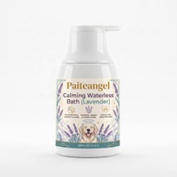 Shampooing Sec Moussant pour Animaux 300ml Lavande Apaisante Nettoyant Sans Eau pour Chiens et Chats Contrôle des Odeurs Sans Larmes Sans Eau Marque Privée