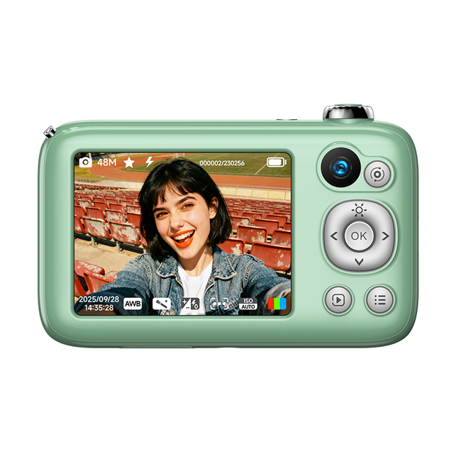 New 4K WIFI 48MP Metal Case Digital Camera with 16X Zoom SD Card Waterproof & Shockproof for Kids