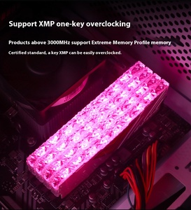 Juhor 16G 32G <span class=keywords><strong>DDR4</strong></span> 3200 <span class=keywords><strong>3600</strong></span> Memoria RAM RGB <span class=keywords><strong>DDR4</strong></span> DIMM RAM Dual Channel sunning Bộ nhớ máy tính để bàn RAM - Product Image 3