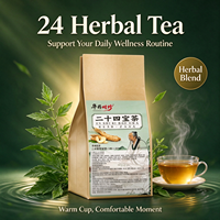 Infusion facile avec 24 herbes précieuses, ingrédients botaniques soigneusement mélangés, sachet de thé portable pour la consommation quotidienne à la maison