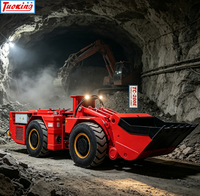 Chargeur minier électrique Tuoxing TC-200E 75KW, capacité nominale de 4 tonnes, volume de godet de 2 m³ pour une meilleure qualité de l'air souterrain et une économie d'énergie