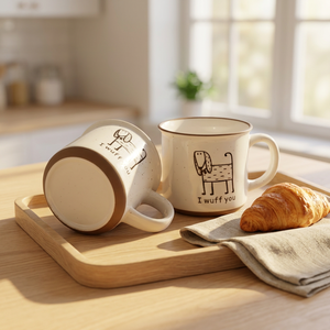 Premium Quality Bone China Ceramic Reusable Party <b>Mug</b> Set with <b>Cute</b> Animal Cartoon Pattern Dishwasher & Microwave Safe Food Safe - Product Image 4