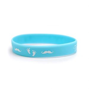 Bracelets de révélation du sexe, équipe garçon, équipe fille, bracelets en silicone, bracelets en caoutchouc pour fête de révélation du sexe, fête de naissance - Product Image 6