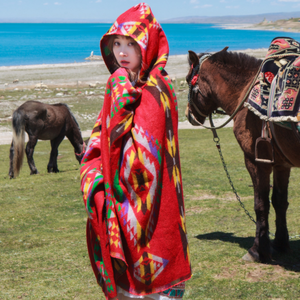 En gros plus récent châle avec chapeau en cachemire écharpe épaissir et garder au chaud en hiver hijab pour <span class=keywords><strong>les</strong></span> femmes élégant couverture imprimé talit - Product Image 2