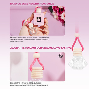 Nhà Máy Sang Trọng Giá Tốt Nhất Biểu Tượng Tùy Chỉnh Hình Vuông Lâu Dài Thơm Xe Làm Mát Không Khí Hương Thơm Mạnh Mẽ Xe Khuếch Tán - Product Image 4