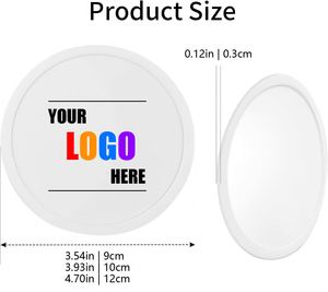 Posavasos Redondos de PVC con Logotipo Impreso, Diseño Personalizado, de Silicona, para Bebidas, Hogar, Oficina, Bares y Regalos Promocionales - Product Image 6