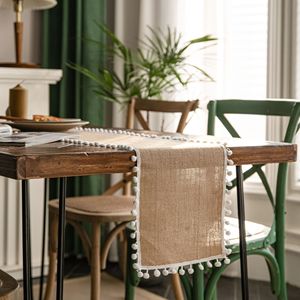 Buti-<span class=keywords><strong>camino</strong></span> de <span class=keywords><strong>mesa</strong></span> para festival, tejido de <span class=keywords><strong>Yute</strong></span> natural, <span class=keywords><strong>mesa</strong></span> decorativa - Product Image 4