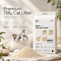 Litière pour chat en tofu de qualité supérieure, à base de plantes, agglomérante rapide, faible poussière, contrôle des odeurs, jetable aux toilettes, biodégradable, OEM ODM, vente en gros Mascota