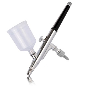 Kit d'aérographe à double action à alimentation par gravité BT-131 en cuivre 20cc/40cc - Écologique - Haute précision - Maquillage, ongles, gâteaux et <span class=keywords><strong>peinture</strong></span> automobile - Product Image 5
