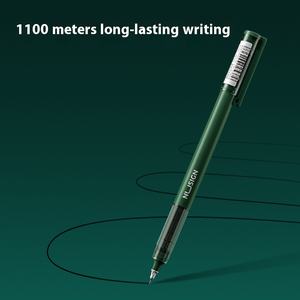 Deli Novo Sai Reta Líquido Pen Grande Capacidade Escova Talão Suave para Secagem Rápida Cor Marcação para Matemática Estudantes Teste - Product Image 2