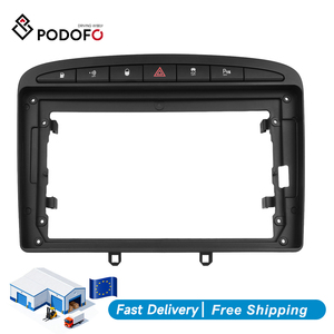 Marco de Radio para Auto Podofo de 9'' con Kit Especial para Instalación sin Daños y Canbus para Peugeot 308 408 (2007-2015), Accesorios para Estéreo de Auto Android - Product Image 1