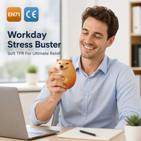 Jouet anti-stress en forme de chien, à récupération lente, pour soulager l'anxiété, jouet de bureau, cadeau de bureau