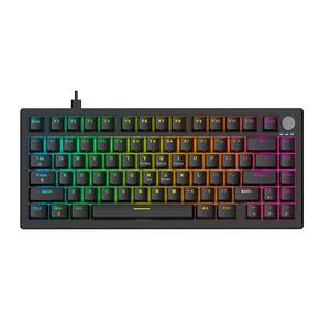 <span class=keywords><strong>Clavier</strong></span> F75 <span class=keywords><strong>compact</strong></span> 81 touches rétroéclairé RVB, <span class=keywords><strong>clavier</strong></span> à joint, type C rechargeable, 2.4G BT double, <span class=keywords><strong>clavier</strong></span> de jeu - Product Image 2