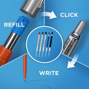Stainless Steel Ball Pen Luxury High Quality Business Pen with Custom Logo 1.0mm <b>Writing</b> Width Factory Sale - Product Image 4