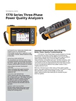 Medidor de Calidad de Energía Flu k E 1773 1775 1777, Analizador Trifásico Serie 1770, Alta Precisión, Protección IP55, 1 Año de Garantía, Nuevo y Original