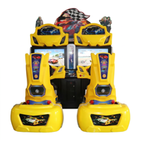 Simulateur de course pour 2 joueurs, machine d'arcade à monnayeur, jeu de conduite automobile pour aire de jeux