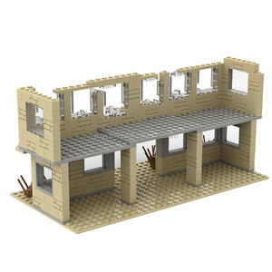 Rundown loạt quân sự thành phố gạch chiến tranh hủy hoại đường phố xem khối xây dựng hành động giáo dục trẻ em Quà Tặng đồ chơi khối xây dựng bộ - Product Image 5