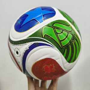 New Design Style High-quality Football Customized Screen Printed Logo Outdoor <b>Match</b> Training Sport Size 5 Soccer Ball - Product Image 4