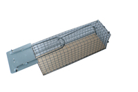 Piège à souris à capture vivante en cage, en treillis métallique galvanisé, avec porte à ressort pour le contrôle des rongeurs à la maison, au jardin et à la ferme