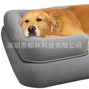 Cama para Mascotas Resistente al Agua, Rectangular, Relleno de Fibra, Material de PVC, Impermeable, para Perros y Gatos, para Incontinencia y Accidentes - Product Image 4