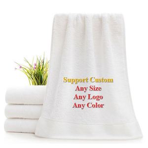 Custom Wholesale <b>Cheap</b> Price Soft Lint- Free Luxury Promo <b>Gift</b> Shining 100% Cotton Hotel Face Bath Towel <b>Set</b> with Custom Logo - Product Image 1