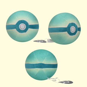 Vente en gros Anime Poke Ball Peluche Master Ball 5 pouces PP Coton Peluche Pokeball pour Décoration - Product Image 4