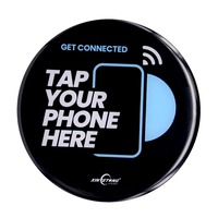 Autocollant en époxy programmable NFC pour avis Google, autocollant en plastique pour carte