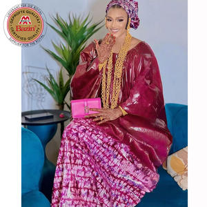Nouvelle Robe Africaine <span class=keywords><strong>Bazin</strong></span> Riche <span class=keywords><strong>Boubou</strong></span> Dashiki Imprimée Parfumée 2026, Robe de Mariée Traditionnelle Nigériane Originale - Product Image 5